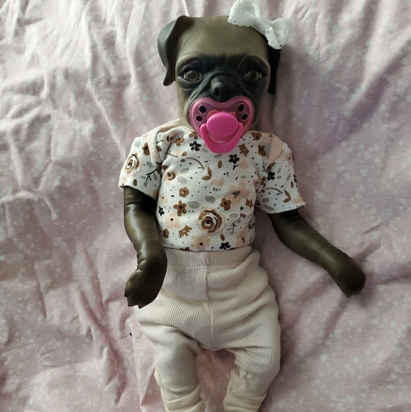 reborn pug doll